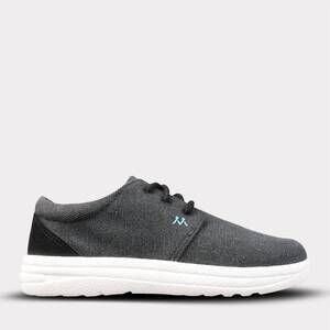 NEW MYKOS kid's palmer lace-up travel sneaker in black